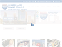 Tablet Screenshot of houstonareadrivingschools.com